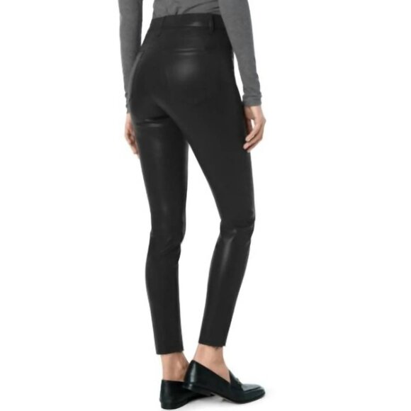 JOE's jeans The Charlie Coated High-Rise Skinny Jeans In Black size 27 NEW - Picture 2 of 9